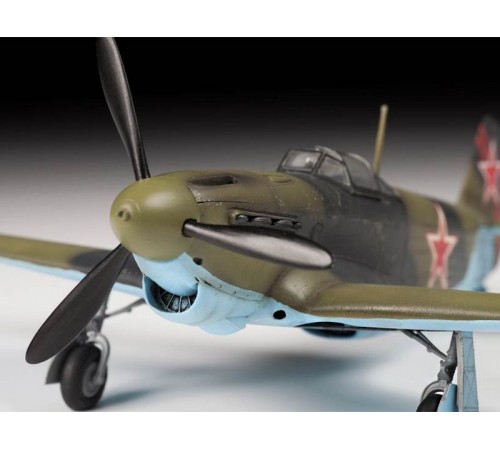Сборная модель ZVEZDA Советский истребитель Як-1б, 1/48