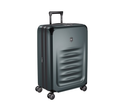 Чемодан VICTORINOX Spectra™ 3.0 Exp. Medium Case, темно-зеленый, поликарбонат Sorplas™, 46x30x69 см, 81 л