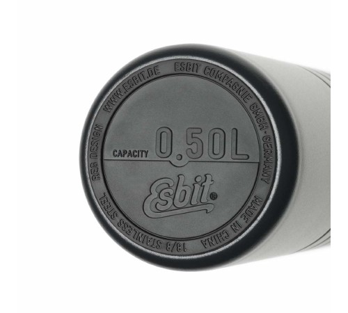Термос Esbit MAJORIS VF500TL-DG, из нержавеющей стали с двойной крышкой, черный, 0.5 л