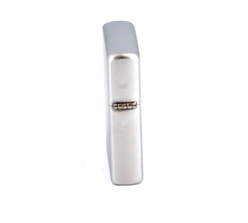 Зажигалка ZIPPO Classic с покрытием Satin Chrome™, латунь/сталь, серебристая, матовая, 36x12x56 мм