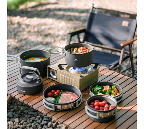 Чайник туристический Naturehike CNK2450CF010 0.8л серый