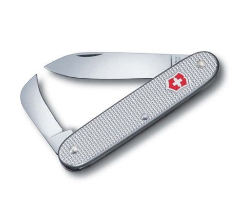 Нож перочинный VICTORINOX Pioneer, 93 мм, 2 функции, алюминиевая рукоять, серебристый