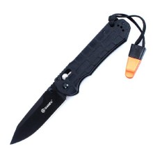 Нож Ganzo G7453P-WS черный, G7453P-BK-WS