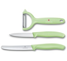 Набор из 3 ножей VICTORINOX Swiss Classic: нож для томатов, столовый нож 11 см, нож для овощей 8 см