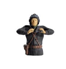 Фигурка. Советский танкист 3, черный комбинезон, 1/16