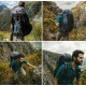 Рюкзак Naturehike NH20BB113 40 л + 5 л походный  черный, 6927595765401