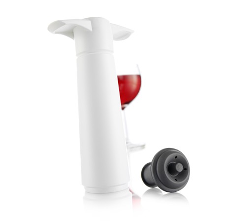 Вакуумный насос Vacu Vin White + 2 пробки