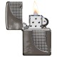 Зажигалка ZIPPO Armor™ Wolf  с покрытием High Polish Black Ice®, латунь/сталь, чёрная, 38x13x57 мм