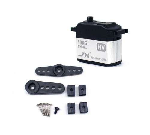 Сервомашинка цифровая JX Servo PDI-HV9050MG (163г/52/0.16/8.4V) стандартная