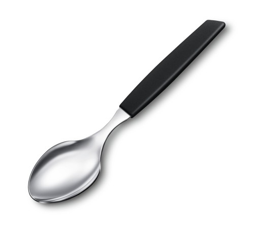 Набор из 6 столовых ложек VICTORINOX Swiss Modern, 205 мм, сталь / синтетический материал, чёрная