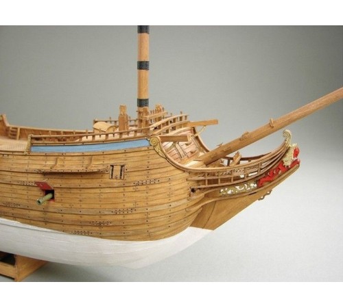 Сборная картонная модель Shipyard флейт Schwarzer Rabe (№39), 1/96