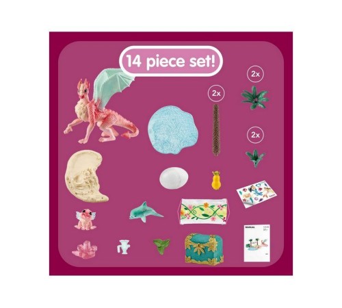 Фигурка Schleich Остров драконов с кладом