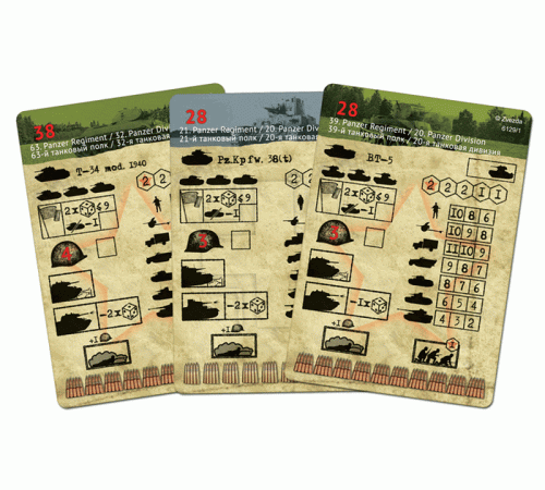 Настольная игра ZVEZDA Великая Отечественная война: Танковый бой