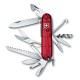 Нож перочинный VICTORINOX Huntsman Lite, 91 мм, 21 функция, полупрозрачный красный