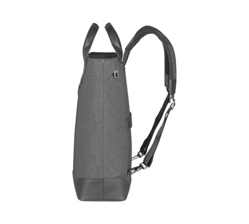 Сумка-рюкзак VICTORINOX Architecture Urban2 2way Carry Tote 15'',серая,полиэстер/кожа,40x15x40см,20л