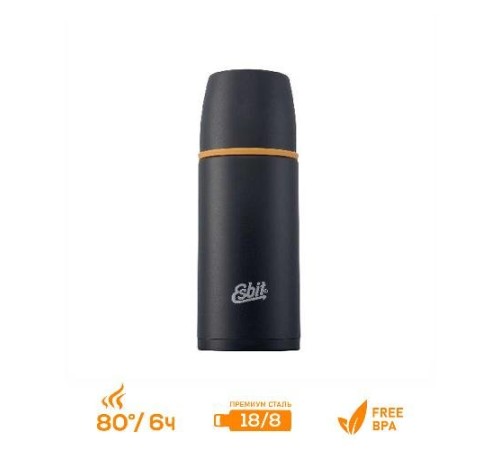 Термос Esbit VF500ML, черно-оранжевый, 0.5 л