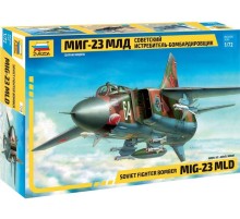 Сборная модель ZVEZDA Советский истребитель-бомбардировщик МиГ-23МЛД, 1/72