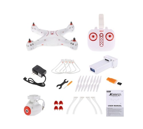 Р/У квадрокоптер Syma X8SW с FPV трансляцией Wi-Fi, барометр 2.4G RTF