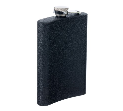 Фляга S.Quire 0,24 л, Black Ice, сталь, черная