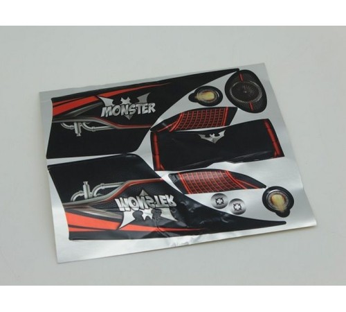 Черный кузов монстра Remo Hobby RH1091/96 1/10