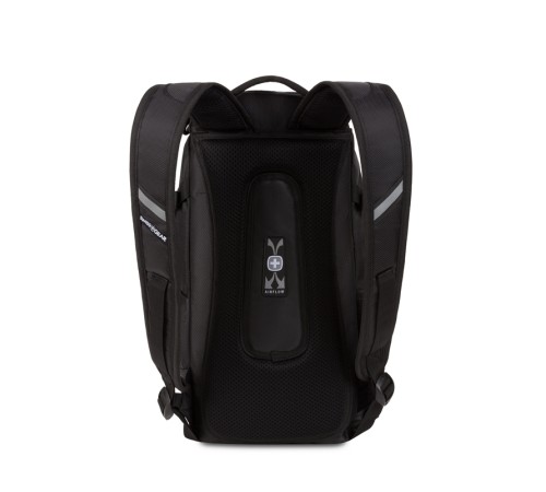 Рюкзак SWISSGEAR, чёрный, полиэстер 1680D, 24 х 15,5 х 46 см, 15,5 л