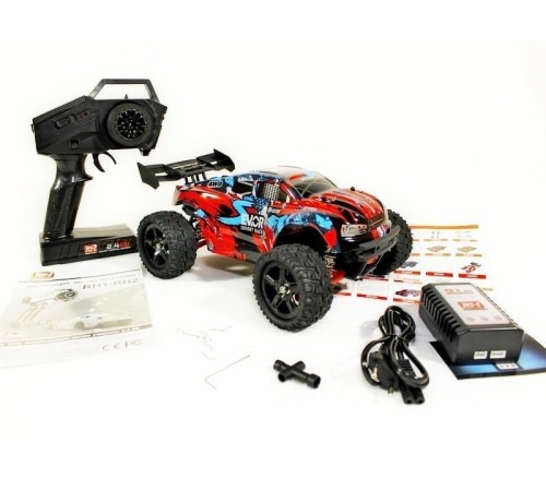Радиоуправляемая трагги Remo Hobby S EVO-R Brushless UPGRADE (красный) 4WD 2.4G 1/16 RTR