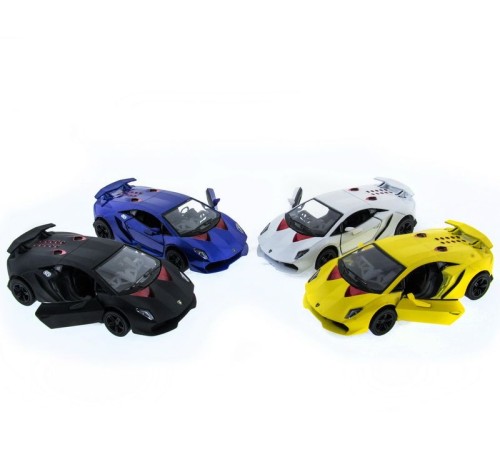 Машина Kinsmart 1:40 Lamborghini Sesto Elemento инерция (1/12шт) б/к