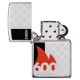 Зажигалка ZIPPO 600 Million с покрытием High Polish Chrome, латунь/сталь, серебристая, 38x13x57 мм