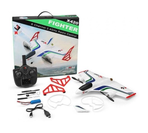 Р/У самолет XK Innovation X420 420мм 3D EPP 2.4G 6-ch LiPo Gyro RTF