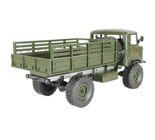 Радиоуправляемая машина MN MODEL ГАЗ-66 грузовая (зеленая) 4WD 2.4G 1/16 RTR