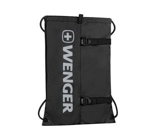 Рюкзак-мешок на завязках WENGER XC Fyrst, черный, полиэстер, 35x1x48 см, 12 л