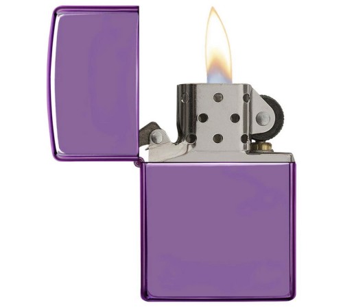 Зажигалка ZIPPO Classic с покрытием Abyss™, латунь/сталь, фиолетовая, глянцевая, 38x13x57 мм