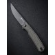 Складной нож SENCUT Scitus D2 Steel Black Stonewashed Handle Dark Green Canvas Micarta