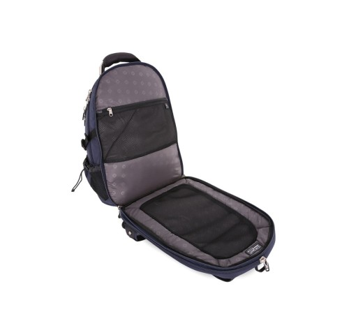 Рюкзак WENGER,15”, синий/серебристый, полиэстер 900D/М2 добби, 34x23x48 см, 38 л