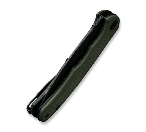 Складной нож CIVIVI Mini Praxis D2 Steel Black Stonewashed OD Handle G10 Green