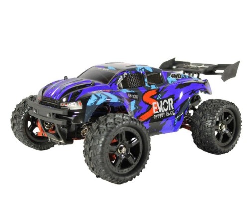 Радиоуправляемая трагги Remo Hobby S EVO-R Brushless UPGRADE V2.0 (синяя) 4WD 2.4G 1/16 RTR
