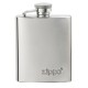 Подарочный набор ZIPPO: фляжка 89 мл и зажигалка, латунь/сталь, серебристый, в коробке с подвесом