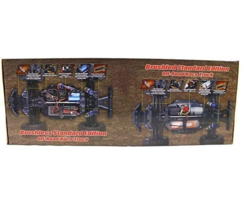 Радиоуправляемый монстр Remo Hobby MMAX UPGRADE (синий) 4WD 2.4G 1/10 RTR