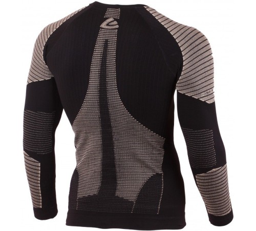 Футболка  мужская Rolo/ дл. рукав/ синтетика 260/ черный/ L-XL, Rolo9070LXL