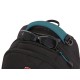 Рюкзак SWISSGEAR, черный/бирюзовый, фьюжн/2 мм рипстоп, 32x15x46 см, 22 л