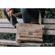 Сумка KLONDIKE Native, натуральная кожа в коричневом цвете, 39 х 10 х 31 см