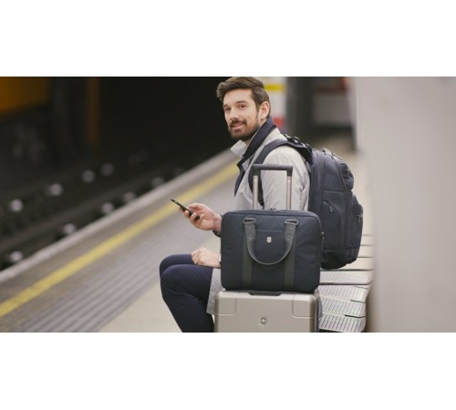 Чемодан VICTORINOX Lexicon, серый, 100% поликарбонат, 40x20x55 см, 34 л