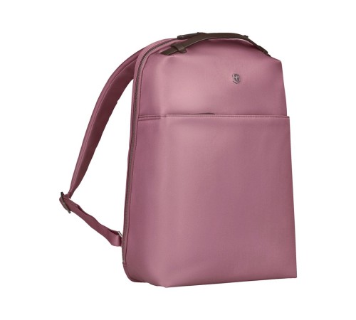 Рюкзак VICTORINOX Victoria Compact Business Backpack 16', пурпурно-розовый, нейлон/кожа, 27x16x40 см