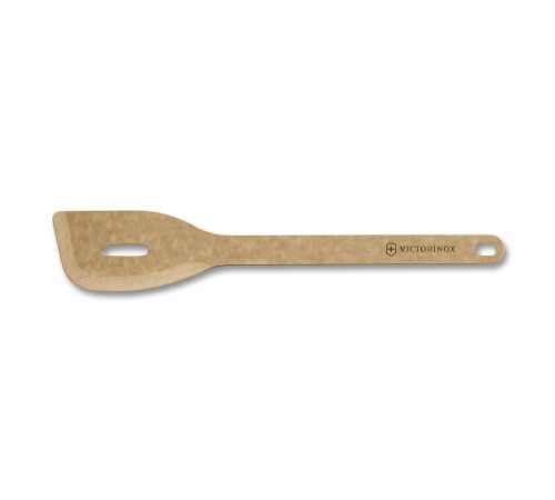 Лопатка с отверстием VICTORINOX Kitchen Utensils Sauté Tool, 325x58 мм, бумажный композит, бежевая