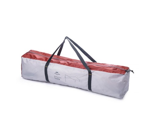 Тент Naturehike Hexagon NH16T013-S, 150D, 520*460 см для кемпинга, серый с голубым (с двумя стойками), 6927595777794