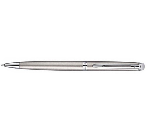 Шариковая ручка Waterman Hemisphere Essential Stainless Steel CT. Корпус и колпачок - сталь