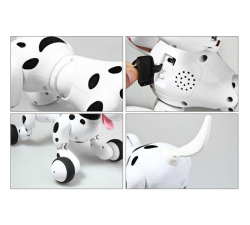 Радиоуправляемая робот-собака HappyCow Smart Dog 2.4G (черная)