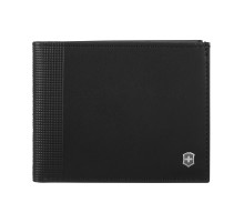 Портмоне VICTORINOX Altius Alox с защитой от сканирования RFID, чёрное, натуральная кожа, 9x1x11 см