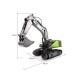 Радиоуправляемый экскаватор HUI NA TOYS 2.4G 22CH 1/14, зеленый RTR