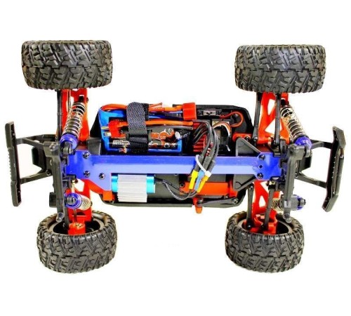 Радиоуправляемый монстр Remo Hobby SMAX Brushless UPGRADE (красный) 4WD 2.4G 1/16 RTR